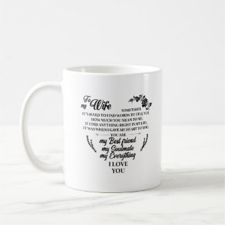 妻には時々シャツを見つける懸命がない コーヒーマグカップ