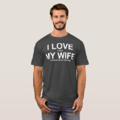 妻にメタルシャツを頼まれてたら大好き Tシャツ (正面フル)