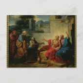 妻に叱られる仕事, c.1790 ポストカード (正面)