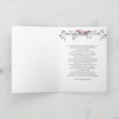 妻に名前を付けてパーソナライズする記念日 カード (内部)