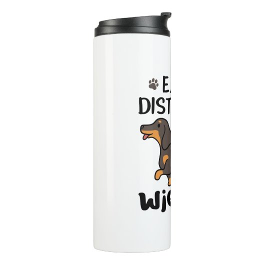 妻に気さくされるダシュント犬 タンブラー (回転左)