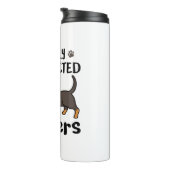 妻に気さくされるダシュント犬 タンブラー (回転右)