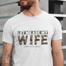 妻に聞いてみて メンズTシャツ
