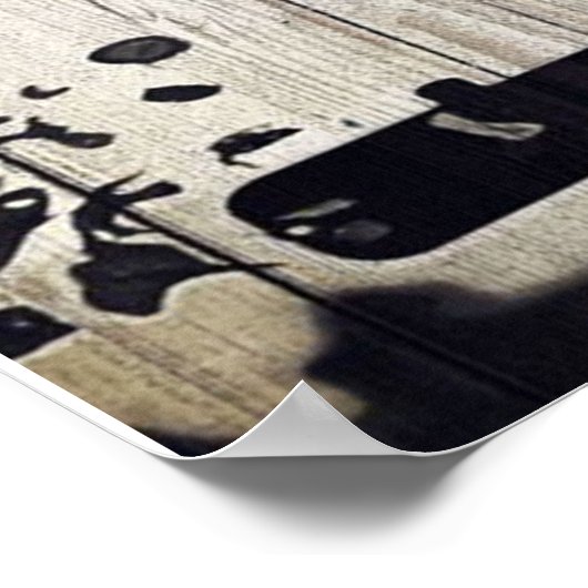 妻に贈り物 |ガールフレンドへのラブリーレター | ポスター (角)