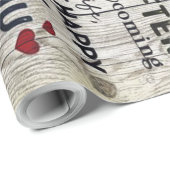 妻に贈り物 |ホリデーおもしろいギフト ラッピングペーパー (ロールコーナー)