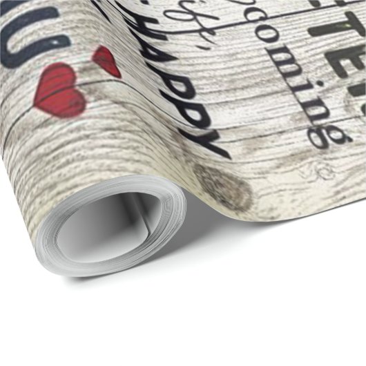妻に贈り物 |ホリデーおもしろいギフト ラッピングペーパー (ロールコーナー)