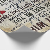 妻に贈り物 |ホリデーおもしろいギフト ラッピングペーパー (角)