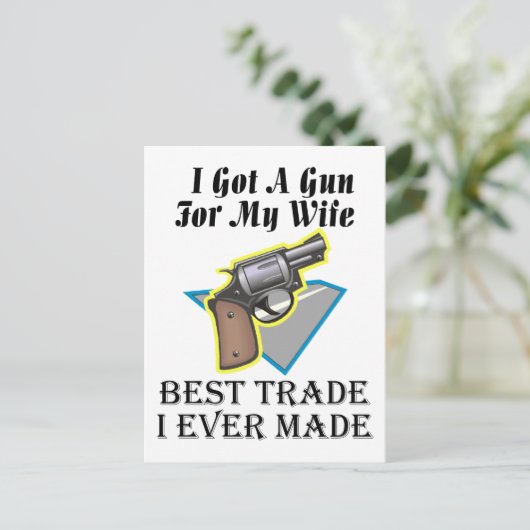 妻に銃 ポストカード (スタンド正面)