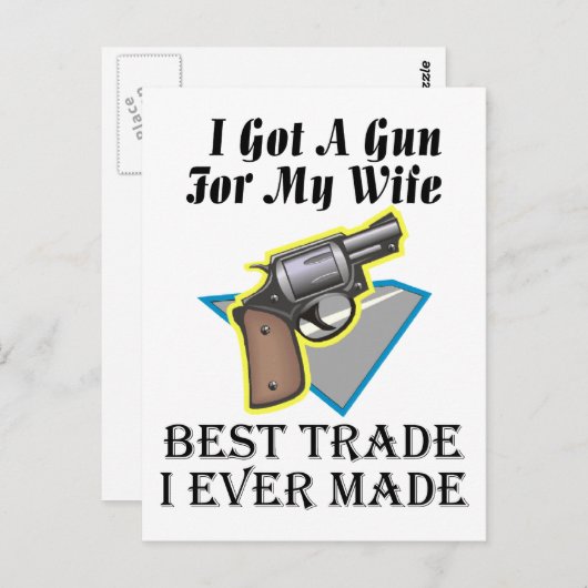妻に銃 ポストカード (正面/裏面)