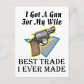 妻に銃 ポストカード (正面)