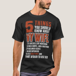 妻に関する5つの事 Tシャツ