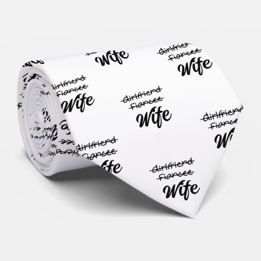 妻のおもしろいな婚約のWedingのパーティー ネクタイ (ロール)