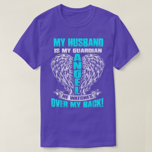 妻のために愛恋しく思し夫の天国でロス Tシャツ (デザイン正面)