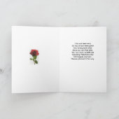 妻のためのバレンタインデーカード シーズンカード (内部)