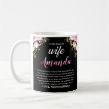 妻のためのピンクのローズのメッセージを持つ名前をカスタムする