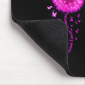 妻のためのピンクリボン運動 ピンクを身につけて乳がん撲滅を応援 マウスパッド (コーナー)