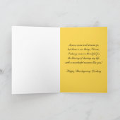 妻のための感謝祭カード シーズンカード (内部)