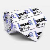 妻のための食道がん包皮リボン ネクタイ (ロール)