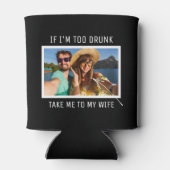 妻のところへ連れてって | 面白い夫の写真 缶クーラー (裏面)