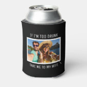 妻のところへ連れてって | 面白い夫の写真 缶クーラー (缶裏面)