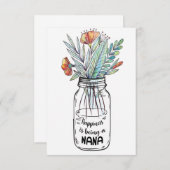 妻のアート ハピネスはナナである サンキューカード (正面/裏面)