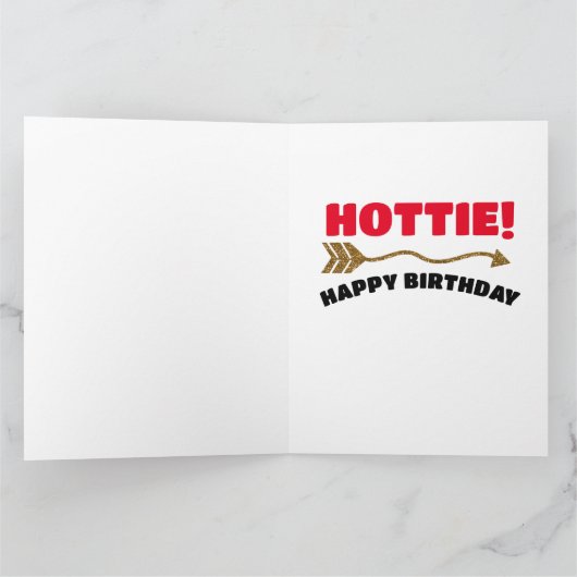 妻のガールフレンド用の誕生日ビッグカード カード (内部)