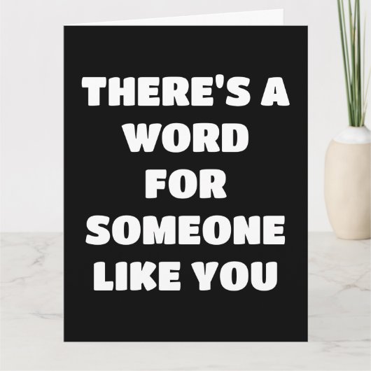 妻のガールフレンド用の誕生日ビッグカード カード (正面)