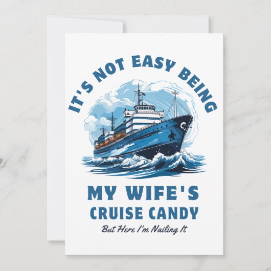 妻のクルーズキャンディの夫である簡単ではない 招待状 (正面)