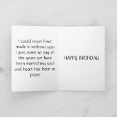 妻のバースデー・カード カード (内部)