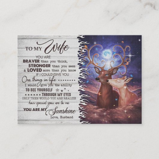 妻のブレーバーが愛した妻の芸術 名刺 (正面)