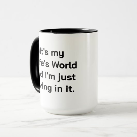 妻の世界だ マグカップ (正面左)