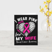 妻の乳がん啓発のためNKを着用しています 最高 カード (黄色い花)