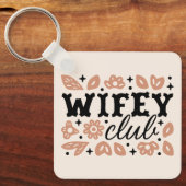 妻の会カウボーイスタイルの妻トラッドワイフコウガル aesthetic キーホルダー (正面)