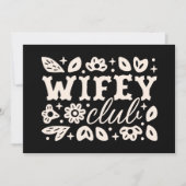 妻の会クラブカウボーイダークウェスタンロマンスブラック 招待状 (正面)