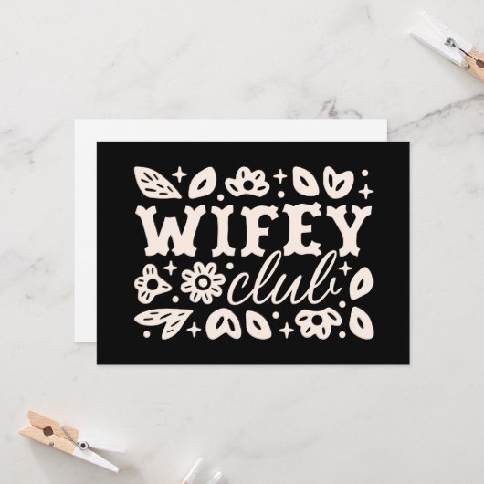 妻の会クラブカウボーイダークウェスタンロマンスブラック 招待状 (正面/裏面インサイチュ)