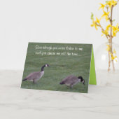 妻の冗談カードからの父の日 カード (黄色い花)