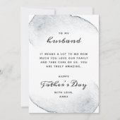 妻の写真から夫のデイカード シーズンカード (正面)