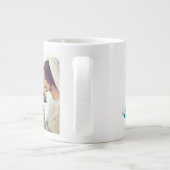 妻の写真スカイブルージャイアントコーヒーマグ ジャンボコーヒーマグカップ (裏面)