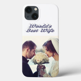 妻の写真 グレー iPhone 13ケース