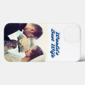 妻の写真 海 ブルー iPhone カー Case-Mate iPhoneケース (裏面 (横))