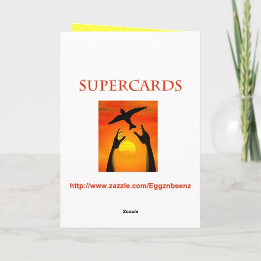 妻の場合は、バイオリンを持つミュージカルの誕生日カード カード (裏面)