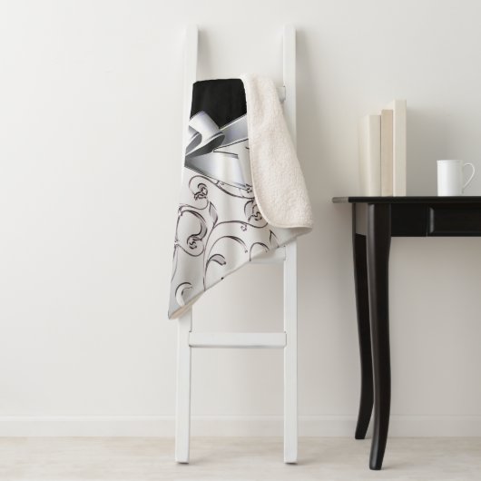 妻の夫にとってゴージャスな25周年の贈り物 シェルパブランケット (インサイチュ)