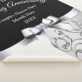 妻の夫にとってゴージャスな25周年の贈り物 シェルパブランケット (3/4)