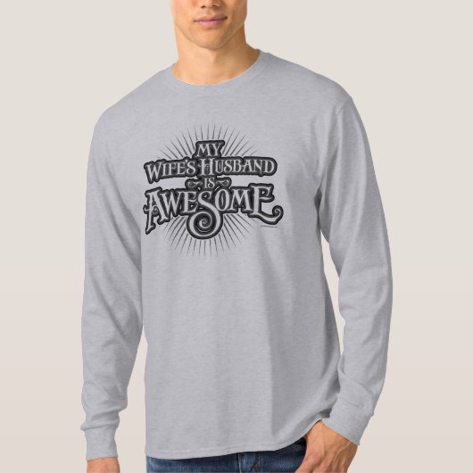 妻の夫は素晴らし Tシャツ (正面)