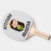 妻の姿勢結婚調整者パドルギフト 卓球ラケット (横)