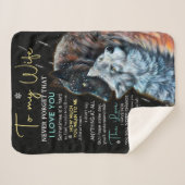 妻の恋人たち|妻に愛した忘れことはない シェルパブランケット (正面(横))