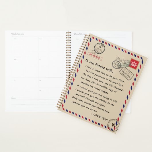 妻の恋人たち |未来の妻に愛している プランナー手帳 (ディスプレー)