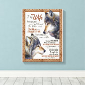 妻の恋人|私の妻に私は永遠にあなたを愛し、常に キャンバスプリント (インサイチュ (ウッドフロア))