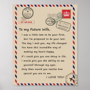 妻の恋人 To My Future Wife I Love You ポスター