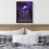 妻の恋人 | To My Wife私はあなたをとても愛している キャンバスプリント (インサイチュ (寝室))